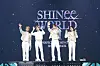 SHINee performed hits such as ″Clue + Note″ (2012), ″Lucifer″ (2010) and ″Ring Ding Dong″ (2009) [SM ENTERTAINMENT]
