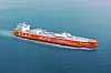 Rendering of HD Korea Shipbuilding & Offshore Engineering's Very Large Ammonia Carrier (VLAC) [HD Hyundai]