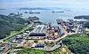 STX Offshore & Shipbuilding dockyard in Jinhae, South Gyeongsang, in 2017. [STX OFFSHORE & SHIPBUILDING]