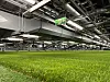 The Tottenham Hotspur football pitch is stored inside an underground parking lot known as the ″pitch pocket″ at Tottenham Hotspur Stadium in London on Dec. 5. [JINSIL YU]