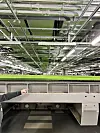 The side of the Tottenham Hotspur football pitch stored in the ″pitch pocket″ is visible during a tour of Tottenham Hotspur Stadium in London on Dec. 5. [JINSIL YU]