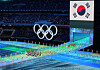 The Olympic delegation of the Republic of Korea, left, parade into the National Stadium in Beijing during the opening ceremony of the Beijing 2022 Olympic Winter Games on Friday. [XINHUA/YONHAP]