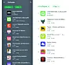 Left, Kakao Webtoon is ranked as the most downloaded application in Thailand Google Play Store's comics category as of June 11. Right, Naver's Line Webtoon is shown as the No. 1 application in terms of in-app purchases, also as of June 11. [KAKAO, NAVER]