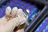 A vial of the Pfizer Covid-19 vaccine. [KIM SUNG-TAE]