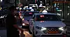 A passenger waits for a taxi near Seoul Station, central Seoul. [YONHAP]