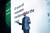 Chris Chelliah, senior vice president of technology and customer strategy for Oracle Japan and Asia Pacific, delivers a keynote at Oracle Cloud Summit 2025 at Grand InterContinental Seoul Parnas in southern Seoul on Feb. 11. [ORACLE KOREA]