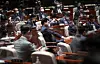 Lawmakers of the ruling Democratic Party hold a general assembly of lawmakers on Tuesday at the National Assembly. [NEWS1]