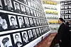 President Yoon Suk Yeol pays his respects to the martyrs of a mass pro-democracy uprising in 1960, which eventually overthrew then-President Syngman Rhee at the April 19th National Cemetery in Gangbuk District, northern Seoul on Tuesday. [JOINT PRESS CORPS]