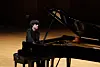 Pianist Yunchan Lim, 18, performs Scrabin's 'Prelude Op. 37, No. 1' during the press conference held at the Lee Kang Sook hall of the Korea National University of Art’s Seocho Campus in southern Seoul on June 30. [KANG TAE-UK]