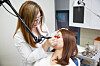 Chung Hae-shin, a cosmetic dermatologist currently working at the Massachusetts General Hospital in Boston, performs a skin care procedure on a patient. [CHUNG HAE-SHIN]