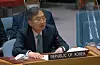 South Korea's Ambassador to the United Nations Cho Hyun speaks at an open meeting of the United Nations Security Council in New York on March 25 shortly after the North conducted an intercontinental ballistic missile test. [YONHAP]