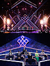Scenes from the final episode of ″Queendom Puzzle″ which aired Tuesday. [MNET]