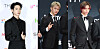 From left, NCT members Doyoung, Mark and Johnny [ILGAN SPORTS]