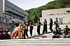 Lutgardo Luza Labad, Benicio D. Sokkong and Jallaludin M. Casnor perform at Seoul Institute of the Arts. [SEOUL INSTITUTE OF THE ARTS]