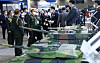 Foreign defense officials visit the DX Korea 2022 ground defense exhibition held at Kintex in Gyeonggi on Sept 21. 2022. [YONHAP]