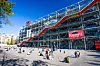 Facade of the Pompidou Center in Paris, France [HANWHA CORPORATION]