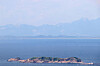 This photo, provided by South Korea's Ongjin county on June 1, 2024, captures a North Korean region near the western inter-Korean border. [YONHAP]