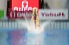 Kim Yeong-taek of Korea competes during the men's 10-meter platform diving preliminary at the World Swimming Championships in Fukuoka, Japan on Friday. Kim finished 11th in the preliminary, six spots ahead of countryman Yi Jae-gyeong in 17th. Both Korean divers advanced to the semifinal, scheduled to take place later on Friday as of press time. [AP/YONHAP]