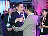 Samsung Electronics Executive Chairman Lee Jae-yong hugs Psy at the Korean expo reception dinner in Paris Wednesday. [YONHAP]