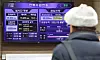 The real-time electricity supply and the estimated total supply for Tuesday are displayed in megawatts on a screen at the headquarters of Korea Electric Power Corporation (Kepco) Seoul in Jongno District, central Seoul, on Tuesday. Demand and supply for electricity used for heating has risen as the cold temperatures persist. [YONHAP]