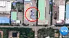 Planet Labs view of the Kaesong Indusrial Complex in July shows buses that were used to commute North Koreans that worked at the South Korean plants. [VOA YOUTUBE CAPTURE]
