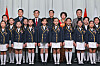 From second from left in the back row, Kang Jae-kwon, deputy minister for economic affairs at the Foreign Ministry; Amit Kumar, ambassador of India to Korea; his wife Surabhi Kumar; and Democratic Party Rep. Lim Jong-seong who is also vice chairperson of the Korea-India parliamentary friendship group, celebrate the 74th Republic Day of India at Floating Island Convention of the Some Sevit in southern Seoul on Wednesday. [PARK SANG-MOON]