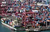 This file photo taken on Dec. 2, shows containers at a port in Busan, 453 kilometers south of Seoul. [YONHAP]