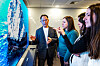 Visitors at Samsung Electronics' Latin America VD Seminar in Sao Paulo, Brazil, open from June 24 to 25, look at Samsung’s OLED displays. [SAMSUNG ELECTRONICS]