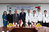 Ambassador Eric Teo visits Keimyung University Daegu Dongsan Hospital on Aug. 11 and presents 200 gift sets of Singaporean products in appreciation for the hospital’s efforts in the fight against Covid-19. [EMBASSY OF SINGAPORE]