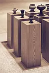 An exposed exhibit displaying Silla’s artifacts and earthenware welcomes guests at the center of the museum's lobby. [TEO YANG STUDIO]