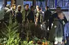 Israel's national football team arrives at a hotel, in Pristina, Kosovo on Friday ahead of a postponed European Championship qualifier against Kosovo. [AP/YONHAP]