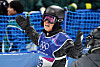 Snowboarder Lee Chae-un celebrates after completing his third run in the men’s halfpipe final at the 2026 Milan-Cortina Winter Olympics at the Livigno Snow Park in Italy on Feb. 13. [NEWS1]