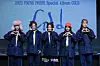 Girl group Young Posse poses for photos during a showcase held on March 4 at Yes24 Wanderloch Hall in western Seoul for the release of its special album “Cold.” [DANIELA GONZALEZ PEREZ]