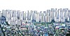 Apartments are seen from Lotte World Tower in Jamsil, southern Seoul, on July 5 [NEWS1]