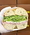 BBL Bagel's ham and cheese bagel [BBL BAGEL]