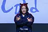 Young Posse's Sunhye poses for photos during a showcase held on March 4 at Yes24 Wanderloch Hall in western Seoul for the release of its special album “Cold.” [DANIELA GONZALEZ PEREZ]