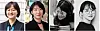 From left, executive director Kim Dong-hyun who runs the Seoul Independent Film Festival, CEO Park Eun-kyung of the production company The Lamp of ″Samjin Company English Class,″ director Im Sun-ae and director Yoon Dan-bi are recipients of this year's festival. [WOMEN IN FILM KOREA]