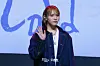 Young Posse's Doeun poses for photos during a showcase held on March 4 at Yes24 Wanderloch Hall in western Seoul for the release of its special album “Cold.” [DANIELA GONZALEZ PEREZ]