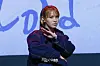 Young Posse's Doeun poses for photos during a showcase held on March 4 at Yes24 Wanderloch Hall in western Seoul for the release of its special album “Cold.” [DANIELA GONZALEZ PEREZ]