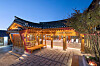 The Baskin Robins concept store in the hanok village of Samcheong-dong, central Seoul, late in the evening. [SPC GROUP]