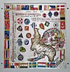 A silk scarf that the United Nations coalition troops took home as a souvenir after the Korean War (1950-1953) ended. The sheet music of Unesco-listed Korean folk song “Arirang” drawn on the scarf gives it historic value. [PARK SANG-MOON]