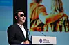 Korean singer Psy, or Park Jai-sang, speaks at a presentation promoting Busan’s 2030 World Expo bid at the 172nd general assembly of the Bureau International des Expositions in Issy-les-Moulineaux, near Paris, Tuesday. [NEWS1]