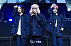 Girl group Young Posse performs lead track “Cold” during a showcase held on March 4 at Yes24 Wanderloch Hall in western Seoul. [DANIELA GONZALEZ PEREZ]