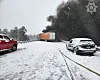 An image of a car pileup on a snowy road in the United States captured from the X account of the Arizona Department of Public Safety on March 22. [YONHAP]