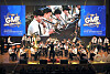 Eins Baum Chamber Orchestra, a 46-member group plays “Jubilo! Jubilo!” by Martin Cordner at the Great Music Festival in Konkuk University in Seoul on Tuesday. [PARK SANG-MOON]