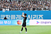 Tottenham Hotspur winger Son Heung-min applauds as he walks off the pitch after being subbed off, likely for the last time in a Spurs shirt, during a Coupang Play Series friendly against Newcastle United at Seoul World Cup Stadium on Aug. 3.