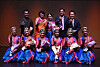 Bharatnatyam performers with Indian Ambassador to Korea Amit Kumar, second from right in second row, and Sung-heon Lee, mayor of Seodaemun District of western Seoul, far right in second row, celebrate the inaugural performance of the Sarang Festival at Yonsei University in Seoul on Oct. 11. The Sarang Festival is an annual festival in Seoul organized by the Indian Embassy to introduce the arts, dances, musics, films and cuisines of India. [EMBASSY OF INDIA IN SEOUL]