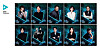 From top left, actor Kim Hye-soo, producer Na Young-seok, actors Ma Dong-seok, Park Eun-bin, director Park Chan-wook, singer IU, girl group (G)I-DLE, actor and director Lee Jung-jae, actors Lee Jin-joo and Jeong Seo-kyung named as '2023 Visionaries' by CJ ENM, in Korean alphabetical order. [CJ ENM]
