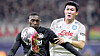Frankfurt forward Randal Kolo Muani, right, and Napoli defender Kim Min-jae vie for the ball during a UEFA Champions League round of 16 match in Frankfurt, Germany on Tuesday.  [AFP/YONHAP]