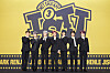 Boy band NCT Dream poses during the press conference for its third full-length album 'ISTJ' on July 17 at the Lotte Hotel World in Jamsil, southern Seoul. [SM ENTERTAINMENT]